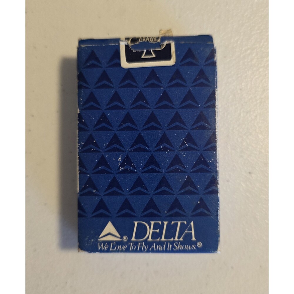Vintage‎ Delta Airlines Playing Cards “We Love To Fly & It Shows”